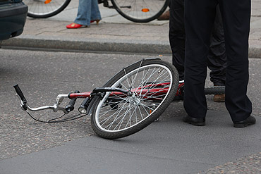 Znowu potrcenie rowerzystki