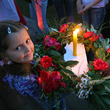 Noc Świętojańska - Świętowanie na Wyspie Karsibór.