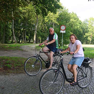 Park zdrojowy nie dla rowerzystw?