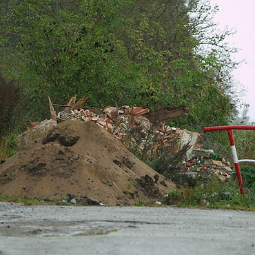Gruzowisko przy promach Karsibór