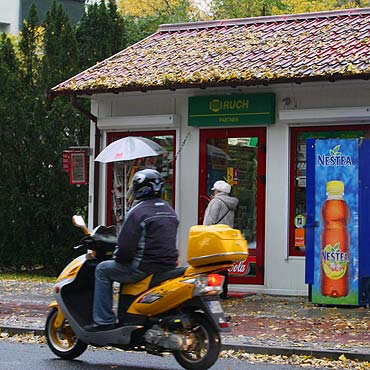 25-latek wybi szyb w kiosku