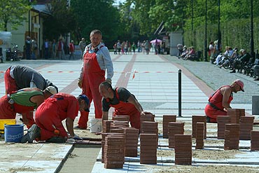 Kolejny kawaek nowej promenady