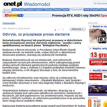 Odkryto, co przyspiesza proces starzenia
