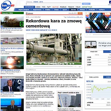 Rekordowa kara za zmow cementow