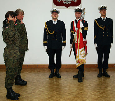 Przysięga wojskowa w KPW Świnoujście