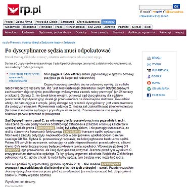 Po dyscyplinarce sdzia musi odpokutowa 