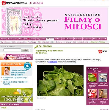 Suplementy diety szkodliwe dla zdrowia