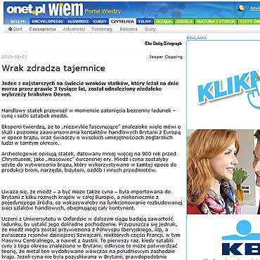 Wrak zdradza tajemnice