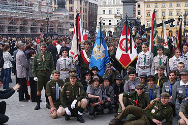 Harcerze z Jedynki na służbie w Warszawie i Krakowie