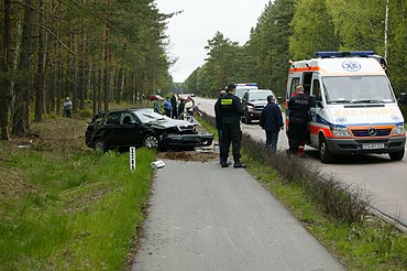 Kierowca Skody o krok od mierci