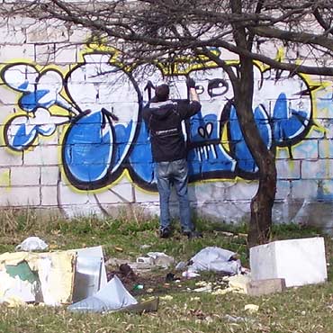 Malował ściany