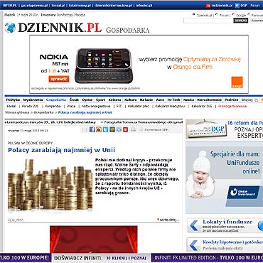 Polacy zarabiaj najmniej w Unii