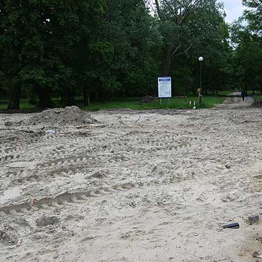 Rewitalizujc park, zniszczyli ziele 