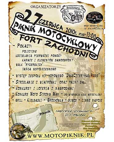 Wielki MOTOPIKNIK na Forcie Zachodnim
