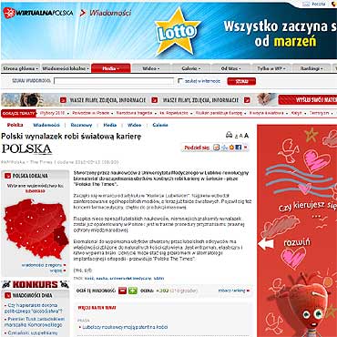 Polski wynalazek robi wiatow karier