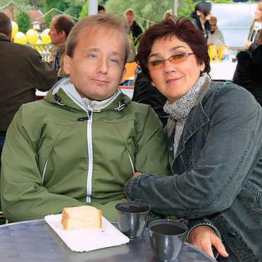 Piekli ziemniaki i dobrze si bawili 