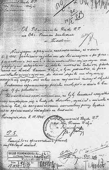 Przejęcie Świnoujścia przez Polskę, 6 października 1945 r. Cz.3