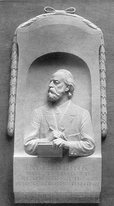 Pomnik poety i przedsiębiorcy Ernesta Scherenberga