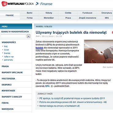 Uywamy trujcych butelek dla niemowlt!