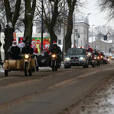 Mikoaje na motorach.<br> Zobacz film!