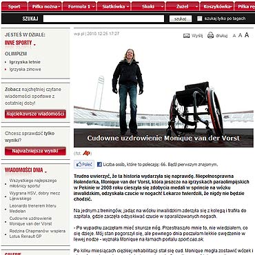 Cudowne uzdrowienie medalistki igrzysk paraolimpijskich! Lekarze nie potrafią tego wyjaśnić
