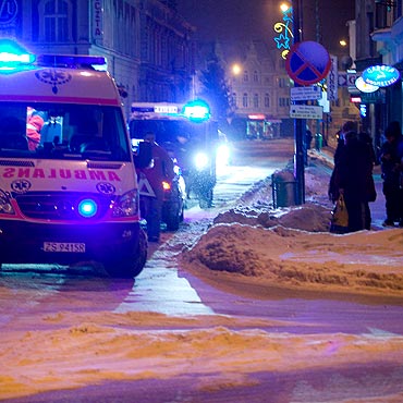 Potrci pieszego na pasach. Nie wyhamowa na liskiej Pisudskiego