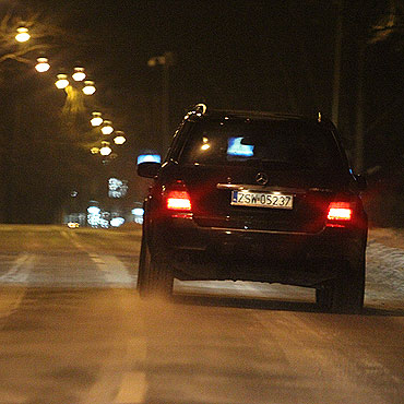 Chwile grozy na skrzyowaniu Matejki i Konstytucji