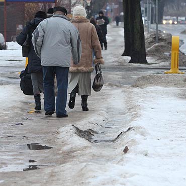 Uwaga! Ulice i chodniki jak lodowiska