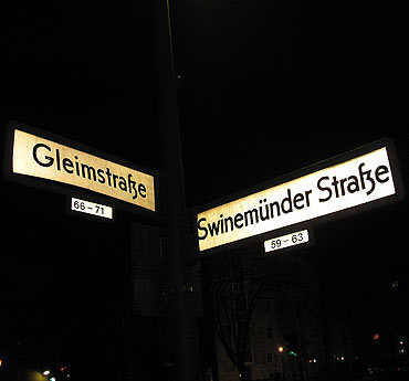 Swinemnder Strasse<br> w Berlinie 