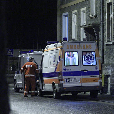 Podczas libacji zranił się nożem. Potem uciekł ze szpitala