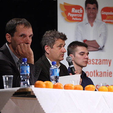 Janusz Palikot zainaugurowa kampani wyborcz<br> w winoujciu. Zobacz film!