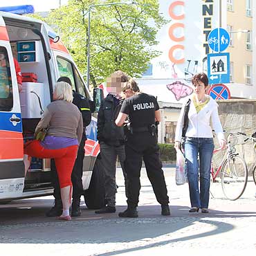 Zderzenie rowerzystw w centrum miasta!