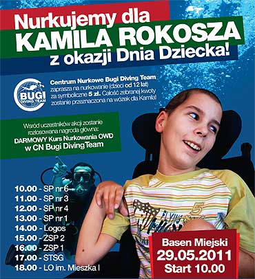 Nurkujemy dla Kamila Rokosza z okazji Dnia Dziecka