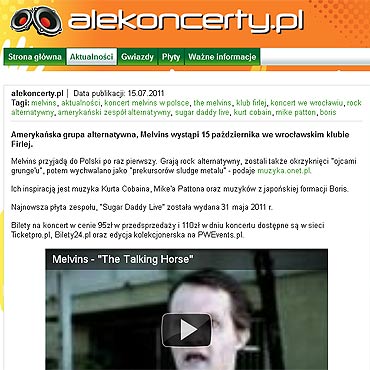 Melvins w Polsce