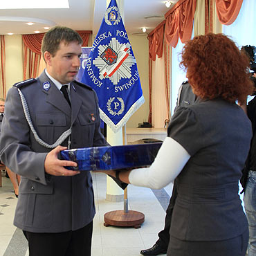 Obchodzili wito Policji. Byy podzikowania i awanse. Zobacz film!