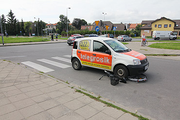 Wjecha w rowerzystk na pasach