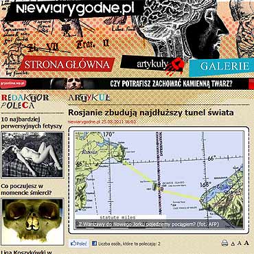 Rosjanie zbuduj najduszy tunel wiata