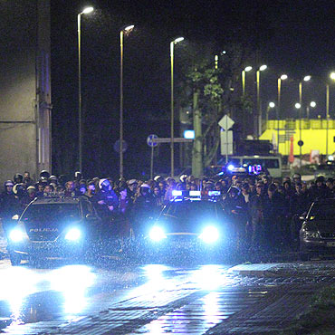 Zatrzymano okoo 200 pseudokibicw Pogoni. „Rozrabiali od samego rana…” Zobacz film!