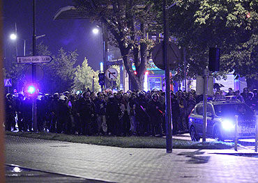 Zatrzymano okoo 200 pseudokibicw Pogoni. „Rozrabiali od samego rana…” Zobacz film!