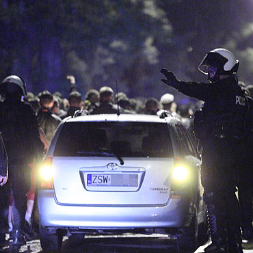 Zatrzymano okoo 200 pseudokibicw Pogoni. „Rozrabiali od samego rana…” Zobacz film!