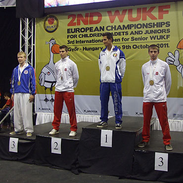 Mieszkaniec winoujcia wicemistrzem Europy w   karate federacji WUKF