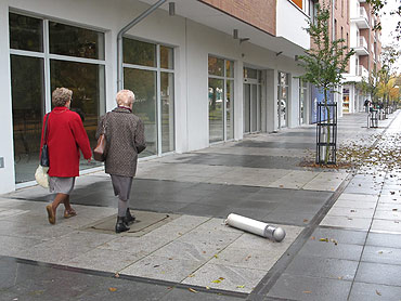 Wandale przenieli si z parku do centrum?