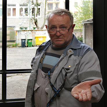 Strzay na Hodu Pruskiego. Mieszkacy przeraeni!<br> Zobacz film!