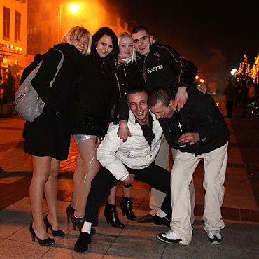 Razem przywitali Nowy Rok