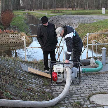 System melioracyjny parku nie daje rady cofce