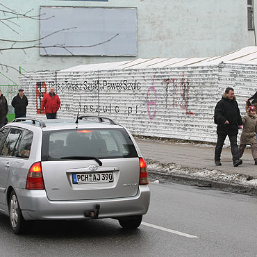 Szkaradny pot w samym centrum miasta