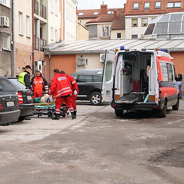 Chciaa przej na skrty. Trafia do szpitala