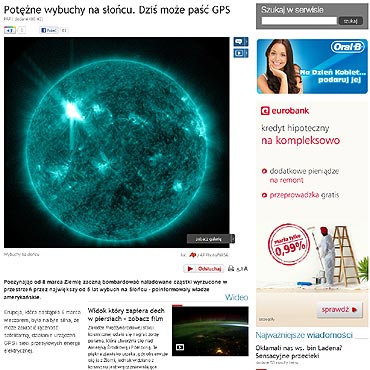 Potne wybuchy na socu. Dzi moe pa GPS
