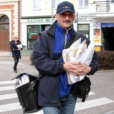 Listonosze maj teraz mnstwo pracy
