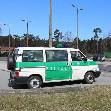 Niemiecka policja wzmacnia siy na granicy z Polsk 